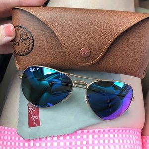 Ray-ban Blue Polarized Aviators